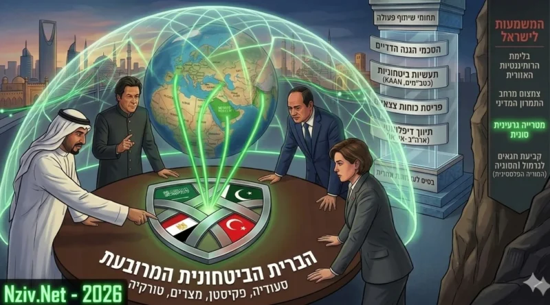 ברית אזורית מרובעת כתשובה לעליית כוחה של ישראל תוך הסתמכות על "מטריה גרעינית" פקיסטנית. סיכונים ומשמעויות