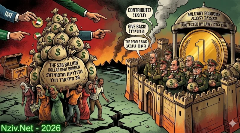 קריאות לצבא מצרים לתרום את חלקו כדי להציל את המדינה מקריסה פיננסית. ספוילר: מצרים כרגע חדלת פירעון אך כולם מסרבים להודות!