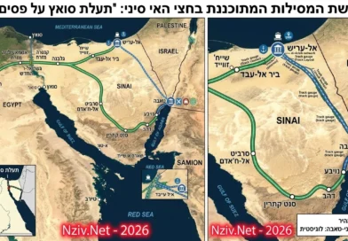 מצרים בונה רשת רכבות חדשה המחברת את ים סוף לים התיכון דרך סיני. פרטים ומשמעויות!