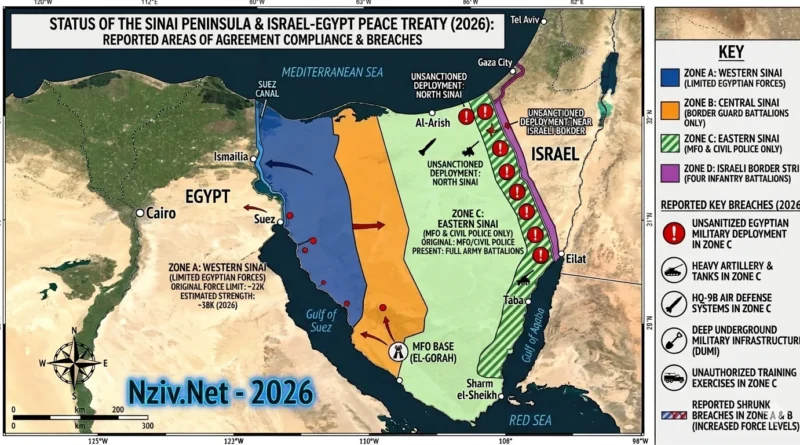 ההפרות המצריות בסיני הפכו כבר לשיטפון! המצב בסיני כיום לעומת מה שהוסכם בהסכמי השלום