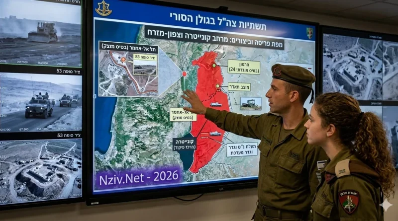 כלים הנדסיים ישראליים מיישרים מאות קילומטרים מרובעים באזור קונייטרה לסיכול מתקפת פתע