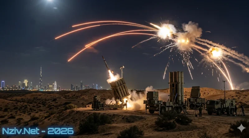 מקורות זרים: טיל איראני יורט בשמי איחוד האמירויות הערביות על ידי מערכת כיפת ברזל של ישראל. פרטים על מערכות נוספות שהותקנו שם!