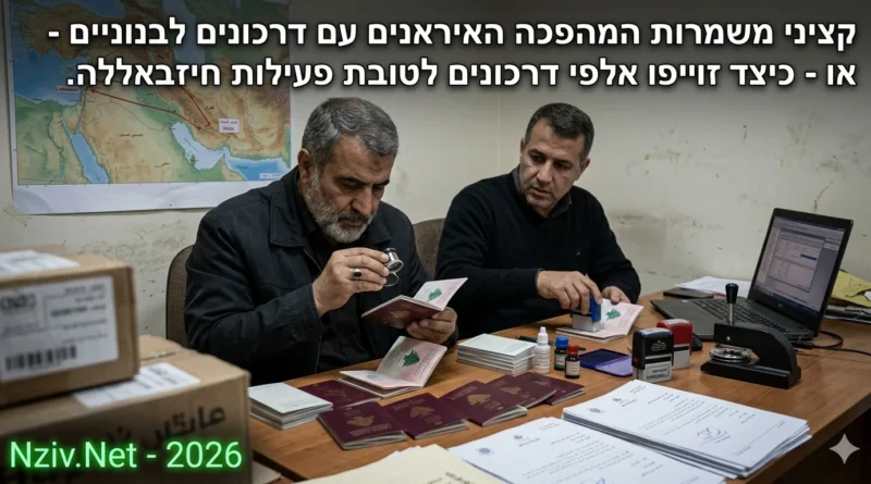 תחקיר: קציני משמרות המהפכה האיראנים עם דרכונים לבנוניים – או – כיצד זוייפו אלפי דרכונים לטובת פעילות חיזבאללה. חלק א'