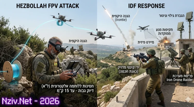 חזבאללה הפך את השימוש ברחפני נפץ מבוססי סיב אופטי לכלי מרכזי בתקיפות נגד כוחות צה"ל בדרום לבנון. מה מאחורי ? והמשמעויות!