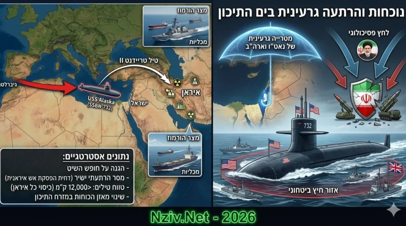 בהמשך לאיום של טראמפ לראות את ה-"האור הבהיר", צוללת גרעינית אמריקאית חמושה בטילים גרעיניים בדרכה לתפוס עמדות במזרח הים התיכון. יכולות ומשמעויות!