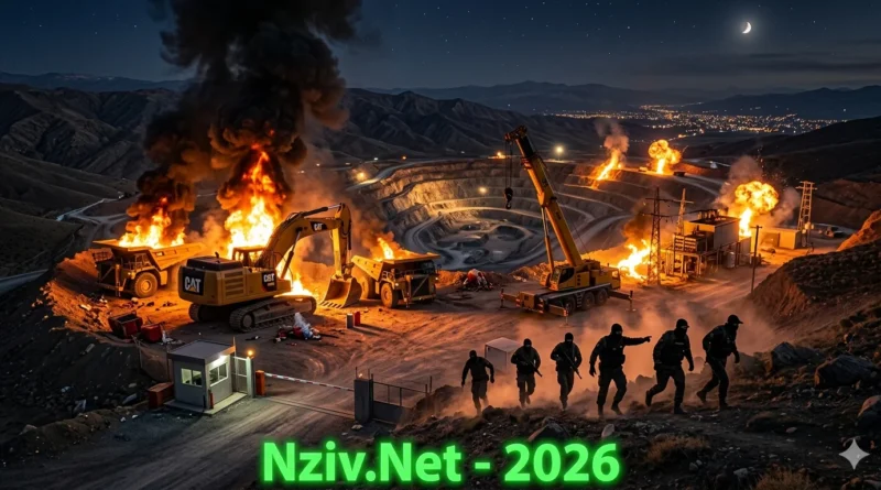 מסתורין אופף את תקיפת מכרה זהב בכורדיסטן האיראנית והצתת הציוד המכני הכבד באתר. הערכות!