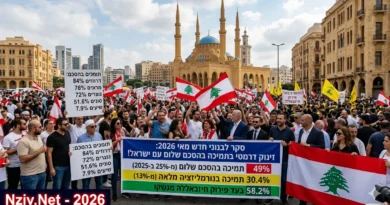 סקר חדש חושף שינוי חסר תקדים בדעת הקהל בלבנון על רקע מבצע "שאגת הארי" והשיחות הישירות המתנהלות בוושינגטון