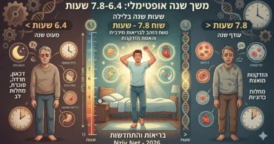 מדענים קובעים את מספר שעות השינה שמאיצות את ההזדקנות