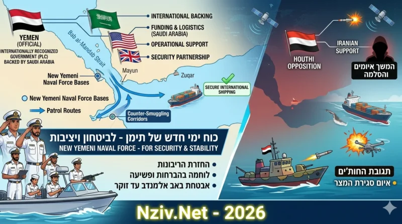 תימן ( לא המשטר החות'י) מקימה כוח ימי חדש להחזרת השליטה. משמעויות והקשר לישראל