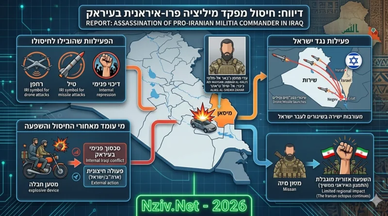 חוסל בכיר במיליציות השיעיות העיראקיות שעמד מאחורי שליחת כטב"מי נפץ וטילי שיוט  מעיראק לעבר אילת ודימונה. מי מאחורי?