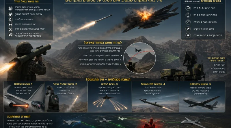 הטיל הסיני שהפיל F-15E אמריקאי: האיום החדש שמדאיג את חילות האוויר של ארה"ב וישראל