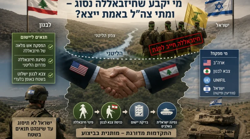 מאחורי הפסקת האש בלבנון: מי יקבע שחיזבאללה נסוג – ומתי צה"ל באמת ייצא?