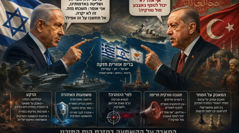 מאבק הענקים: נתניהו וארדואן בדרך להתנגשות אסטרטגית?