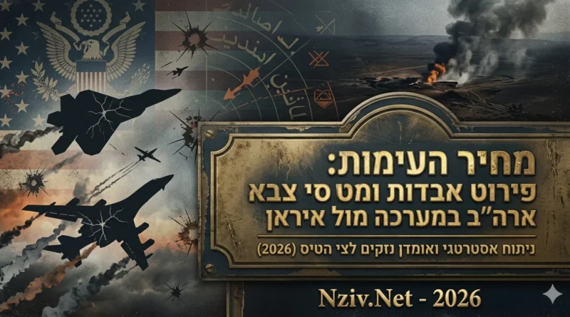 מחיר העימות: פירוט אבדות ומטוסי צבא ארה"ב במערכה מול איראן