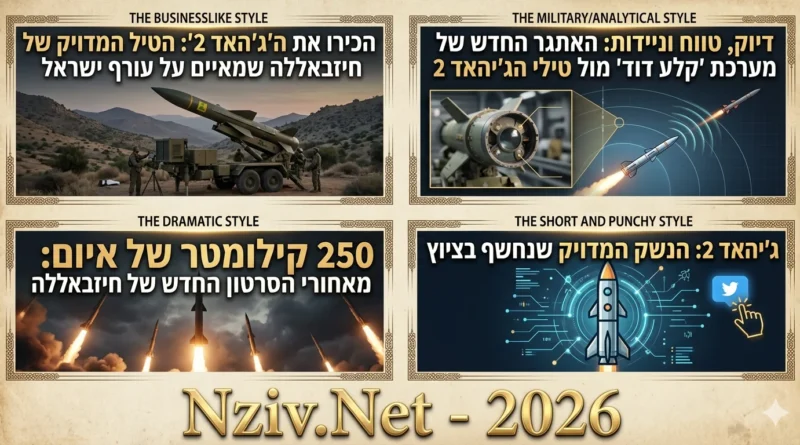"ג'יהאד 2": הנשק המדויק החדש (יחסית) של חיזבאללה שנחשף בציוץ