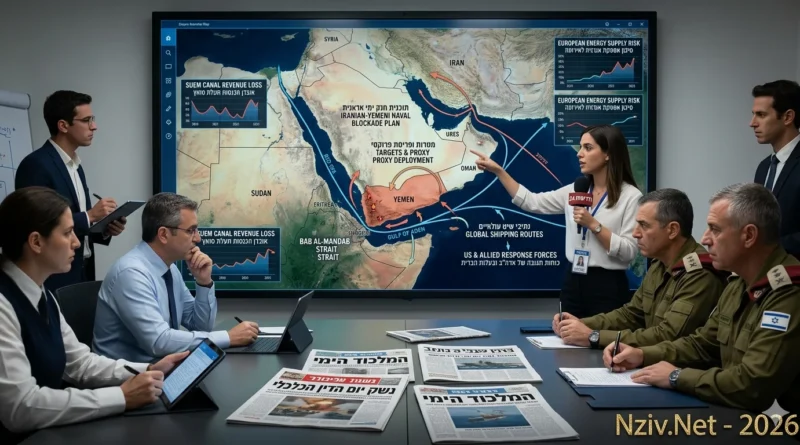 אם המו"מ עם ארה"ב יקרוס: איראן והחות'ים כבר ערוכים לשתק את נתיב השיט העולמי במצרי באב אלמנדב, ומה התגובה הישראלית הצפויה?