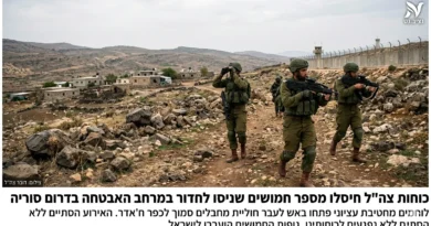 סיכול "חם" של פיגוע שיצא לדרך משטח סוריה לכיוון הגולן הישראלי