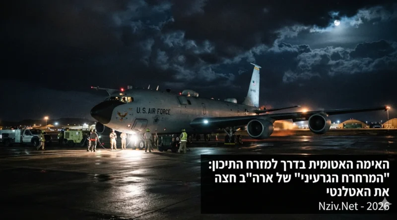 האימה האטומית בדרך למזרח התיכון: 'המרחרח הגרעיני' של ארה"ב חצה את האטלנטי. ספויילר: סימן מעיד שאתרי הגרעין האיראנים על הכוונת!