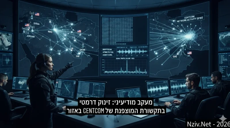 אותות בשמי המזרח התיכון: רשתות החירום של פיקוד המרכז האמריקני נפתחו בבת אחת. מי מאחורי החשיפה?