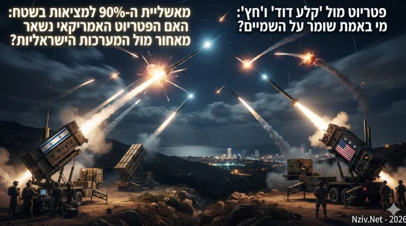 מאשליית ה-90% למציאות בשטח: האם הפטריוט האמריקאי נשאר מאחור מול המערכות הישראליות?