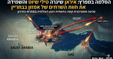 דיווח: איראן השמידה את מרכז הנתונים של אמזון בבחריין; חשש משיבושי ענן עולמיים