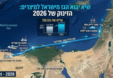 הדבק הגיאופוליטי: המשבר במצרים שמזניק את יצוא הגז הישראלי לשיא