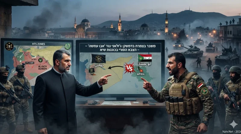קרב הגלדיאטורים של סוריה החדשה: המאבק לפירוק המיליציות והמבחן של ג'ולאני ברקע מרד בדיוויזיה סורית