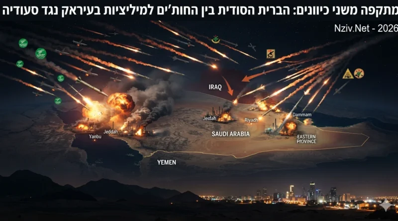 בכוננות שיא: המודיעין חשף תיאום חסר תקדים לתקיפת סעודיה בהכוונה איראנית