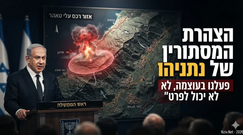 חיסול בבונקר הסודי: האם נתניהו רומז על מבצע לילי דרמטי בלבנון?