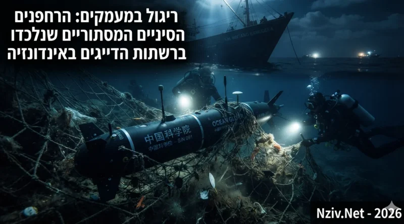ריגול במעמקים: הכשב"מים הסיניים המסתוריים שנלכדו ברשתות הדייגים באינדונזיה