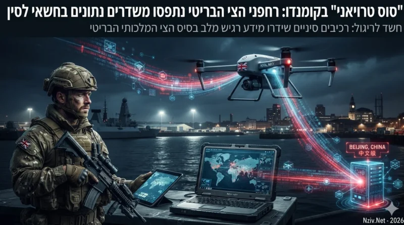 "סוס טרויאני" בקומנדו הבריטי: הכטב"מים לאיסוף מודיעין בכוחות המיוחדים נתפסו משדרים נתונים בחשאי לסין