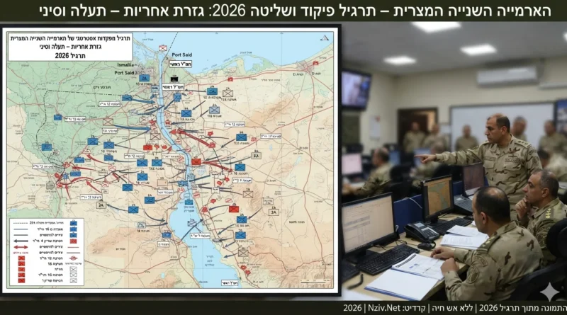 משחקי מלחמה בסיני ובסואץ: פרטי תרגיל המפקדות האסטרטגי של הארמייה השנייה המצרית