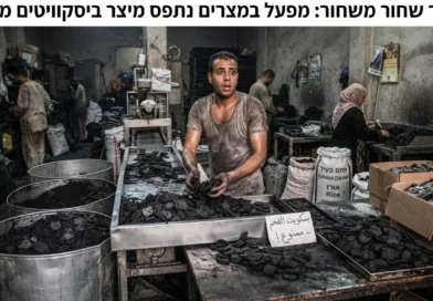 ה"אוראו" המזויף והרעיל: פשיטה על מפעל פיראטי במצרים שייצר ביסקוויטים מפחם צמחי