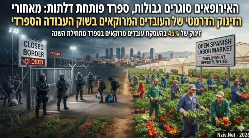 האירופאים סוגרים גבולות, ספרד פותחת דלתות: מאחורי הזינוק הדרמטי של העובדים המרוקאים בשוק העבודה הספרדי ותמונת המצב הכלל אירופית