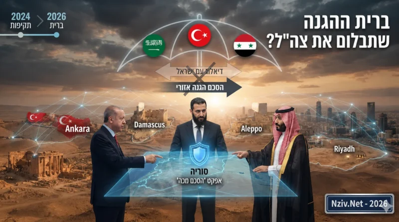 עידן חדש בדמשק: סוריה בוחנת מטריה אווירית מסעודיה וטורקיה מול תקיפות ישראל