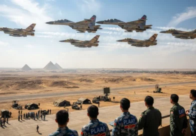 מפגן כוח אסטרטגי: סין ומצרים פתחו בתרגיל האווירי הענק "נשרי הציוויליזציה 2026"