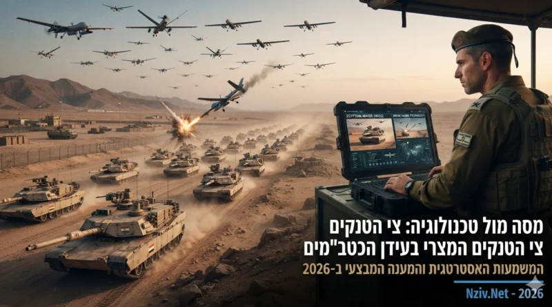 אלפי טנקים מעבר לגבול: המשמעות של עוצמת השריון המצרי והמענה המבצעי של ישראל ב-2026