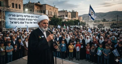 שבירת הטאבו ההיסטורי: המנהיג הרוחני של דרוזי סוריה מבקש את חסות ישראל