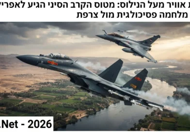 דרמה בשמי מצרים: מטוסי קרב סיניים תרגלו קרבות אוויר מול עיני ישראל. ספויילר: התוצאות שהודלפו "נוטפות" לוחמה פסיכולוגית