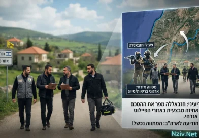 דו"ח מודיעיני: חיזבאללה חזר ל"אזורי הפיילוט" בדרום לבנון במסווה אזרחי; ישראל הודיעה לארה"ב: המתווה נכשל דו"ח מודיעיני: חיזבאללה חזר ל"אזורי הפיילוט" בדרום לבנון במסווה אזרחי; ישראל הודיעה לארה"ב: המתווה נכשל