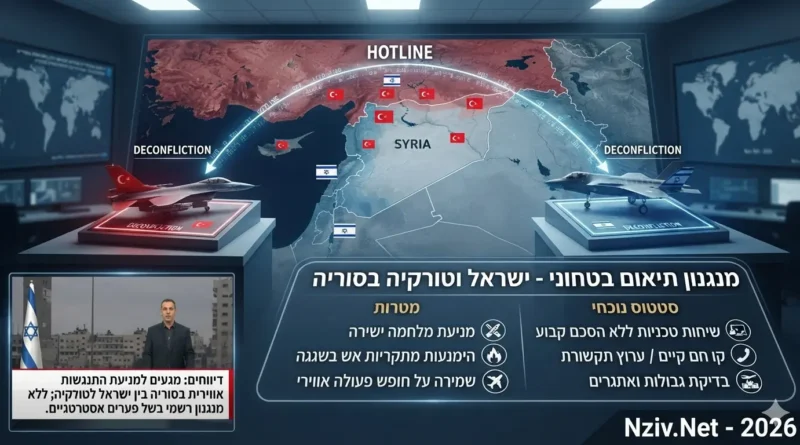 נכשל המאמץ להקים מנגנון לתיאום ביטחוני בין טורקיה לישראל. האם הקו האדום יספיק למנוע התנגשות צבאית בשטח סוריה ?