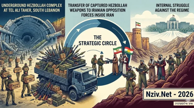 מעגל נסגר: הנשק האיראני ממתחם עלי טאהר שבדרום לבנון עשוי להגיע לידי האופוזיציה באיראן