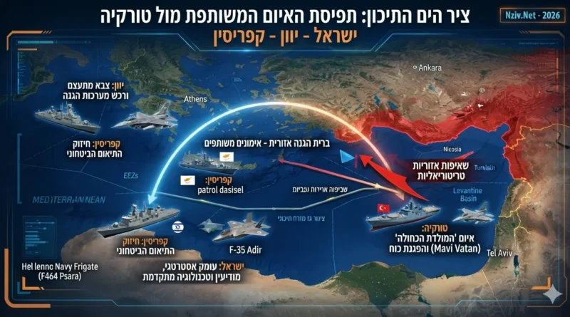נאט"ו הים-תיכוני: הברית המרתקת בין ישראל, יוון וקפריסין מול השאיפות של טורקיה