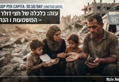 שפל היסטורי: כיצד הפכה עזה לכלכלה של חצי דולר ליום?