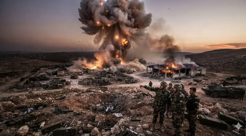 תעלומה בדמשק: 5 פיצוצים מסתוריים בחודש אחד של מחסני תחמושת אסטרטגים מעוררים בהלה וחקירה רשמית בסוריה. ספוילר:ישראל החשודה המיידית