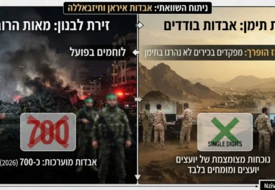 ממאות הרוגים בלבנון לבודדים בתימן: תמונת המצב של אבדות האיראנים