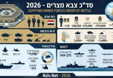 הסד"כ המעודכן של צבא מצרים