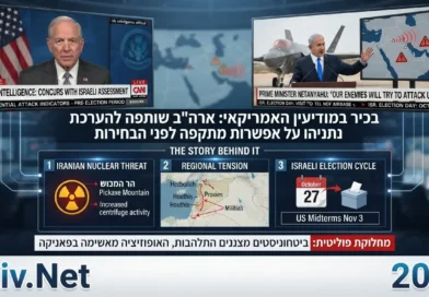 ארה"ב מאשרת: "שותפים להערכת נתניהו על סימני מתקפה לקראת הבחירות בישראל"