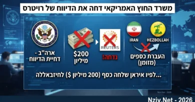 משרד החוץ האמריקאי דחה את הדיווח של רויטרס לפיו איראן שלחה כסף ( 200 מיליון $) לחיזבאללה