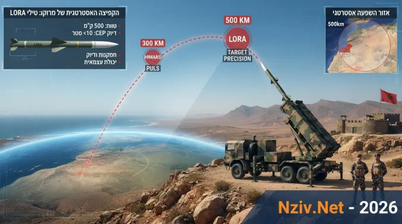 דיוק כירורגי בעומק האויב: יכולות התקיפה החדשות של מרוקו עם טילי ה-LORA הישראליים